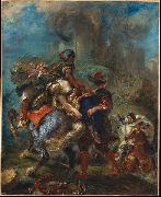 Eugene Delacroix Abduction of Rebecca Germany oil painting artist